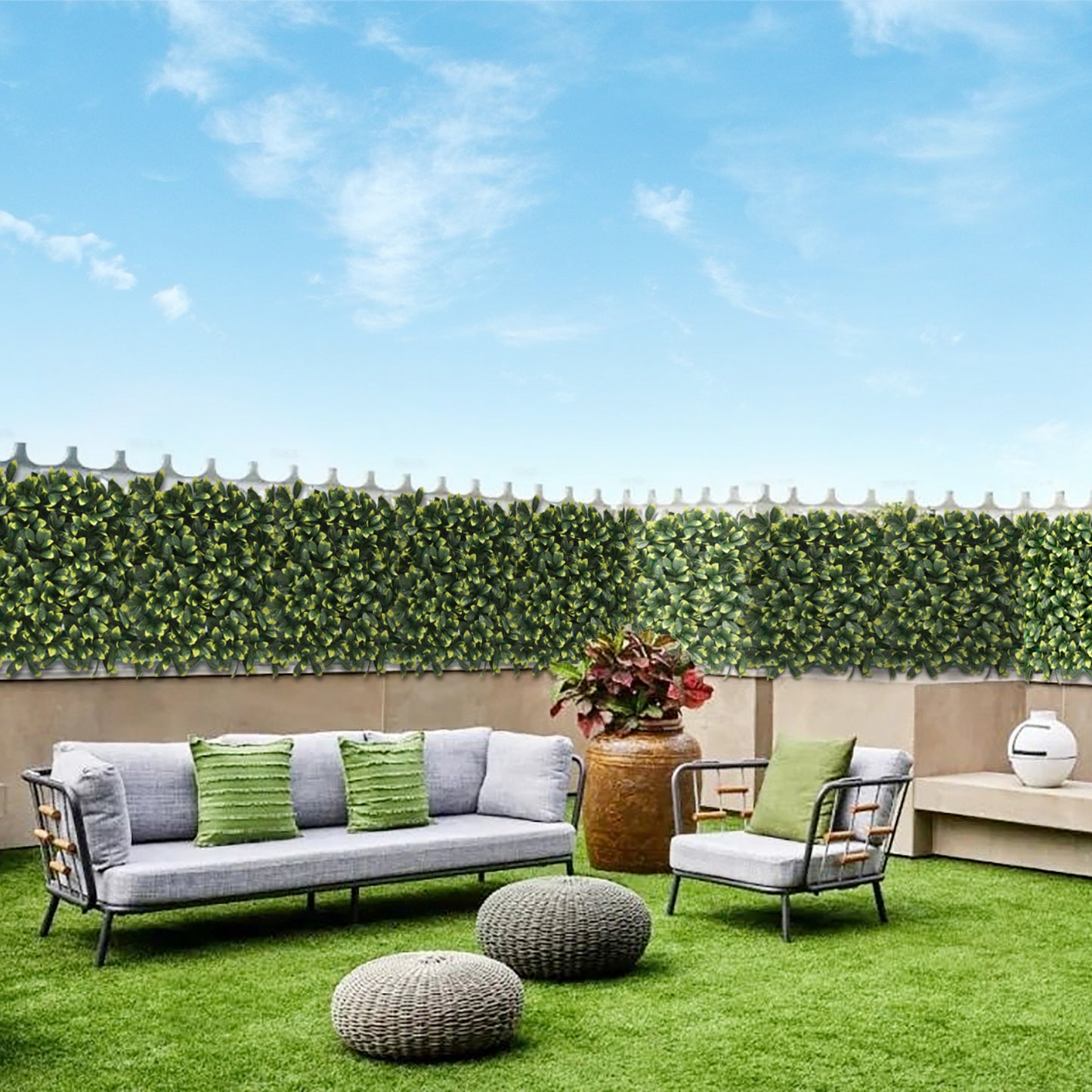 Jardin vertical Laurel pack 4 piezas 50x50 cm.