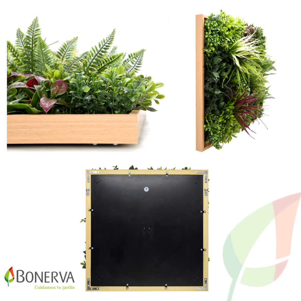 Jardin vertical Arce Otoño pack 4 piezas 50x50 cm.
