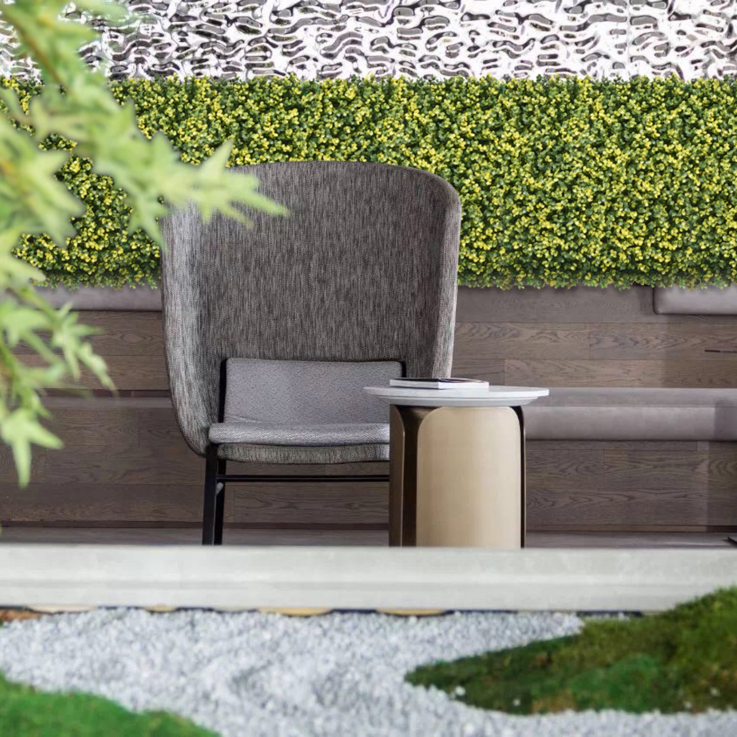 Jardin vertical Sinica Amarillo pack 4 piezas 50x50 cm.