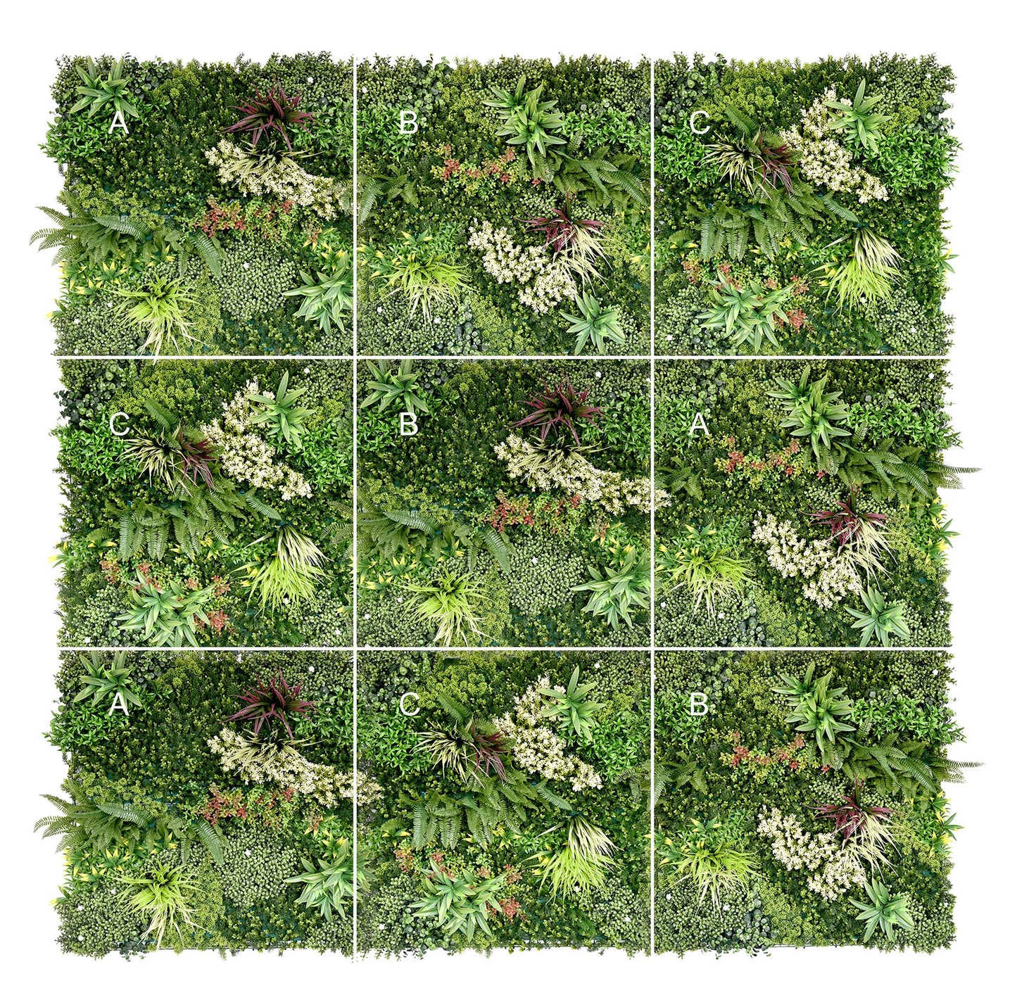 Jardin vertical Bahamas 3 metros 2 a+b+c