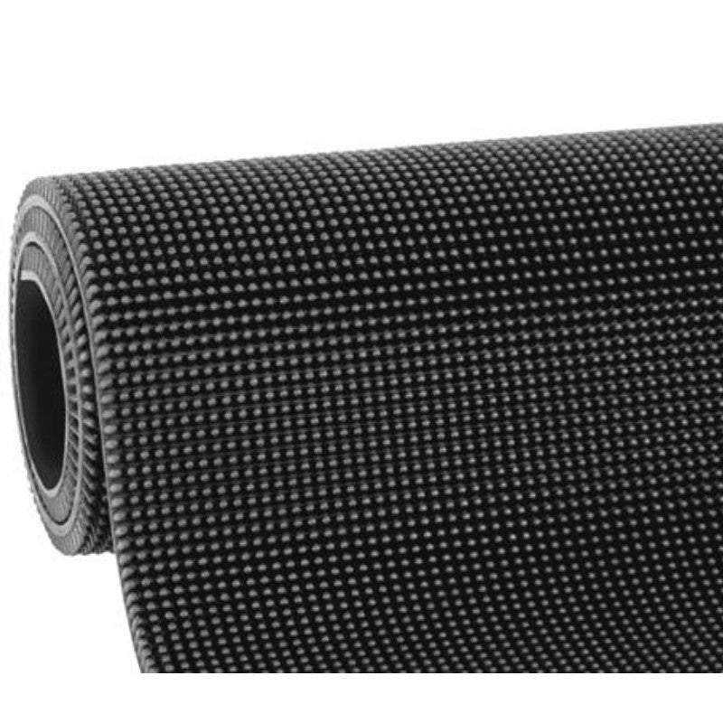 Felpudo pinchos negro Lestare 16 mm. 1x8 metros