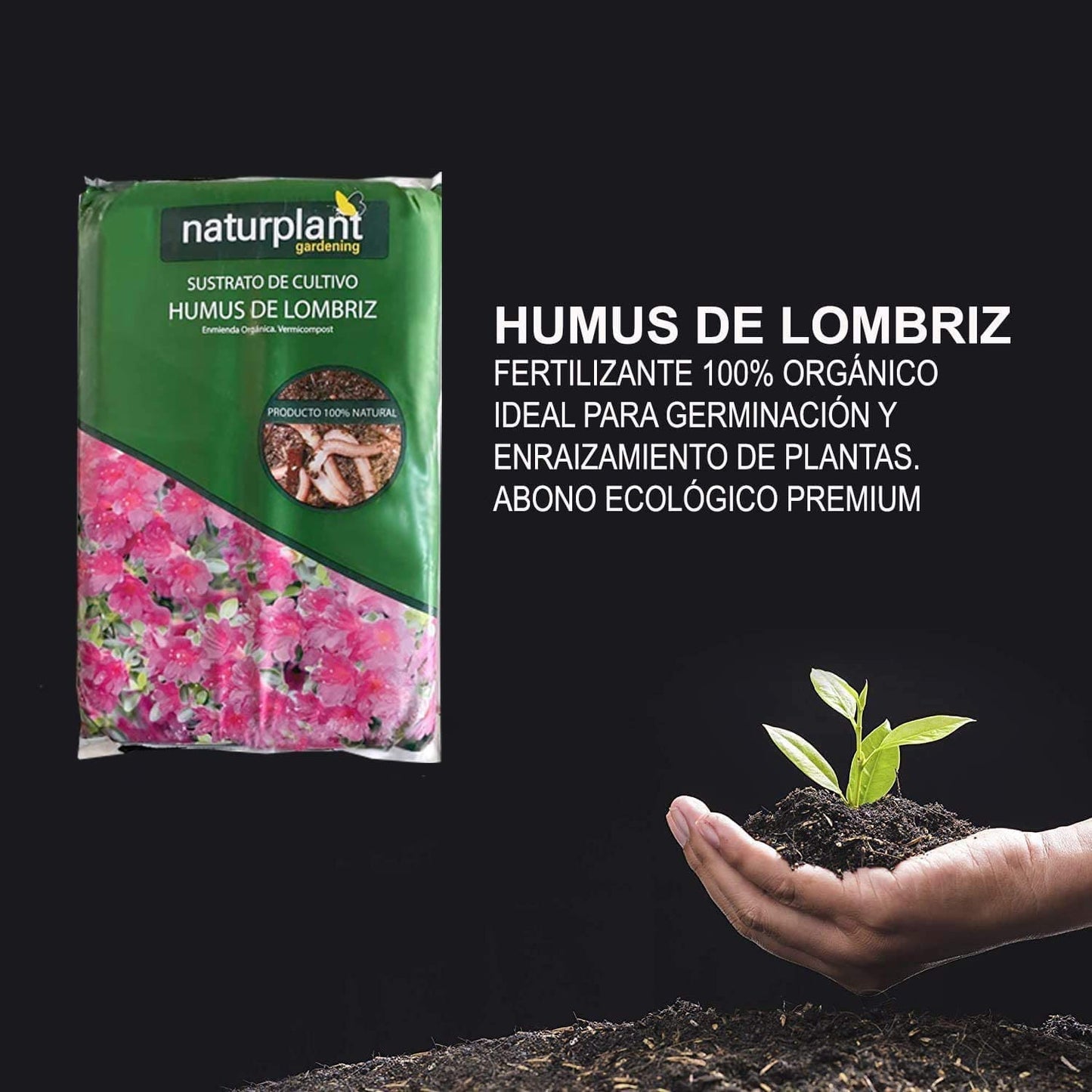 Humus de lombriz. Naturplant.