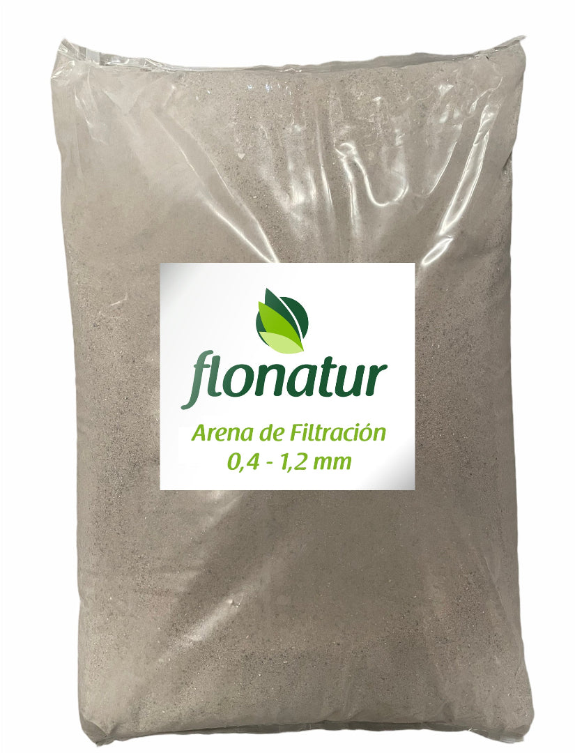 Arena de filtración saco 25 kg.