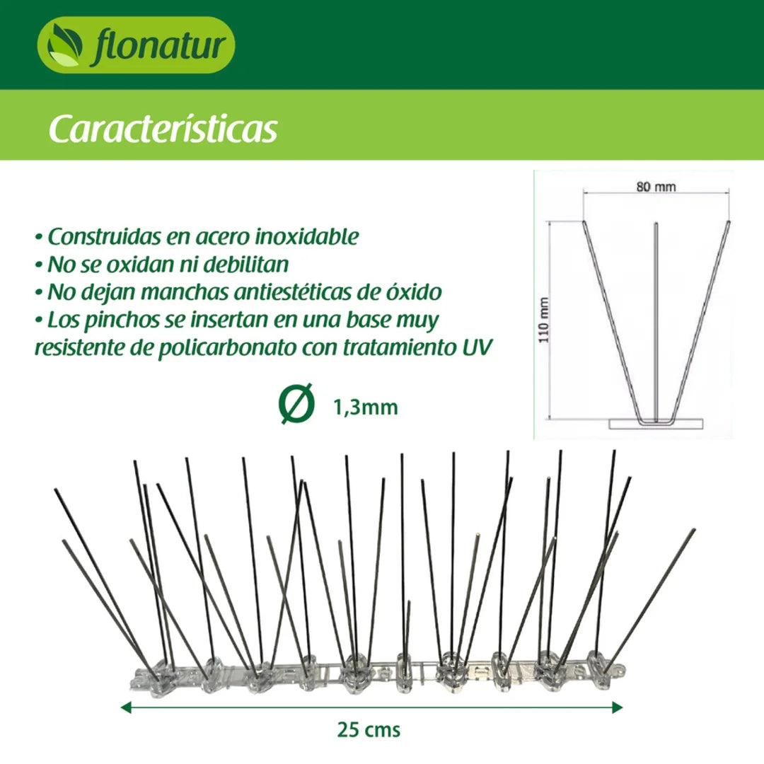 Pinchos antipájaros