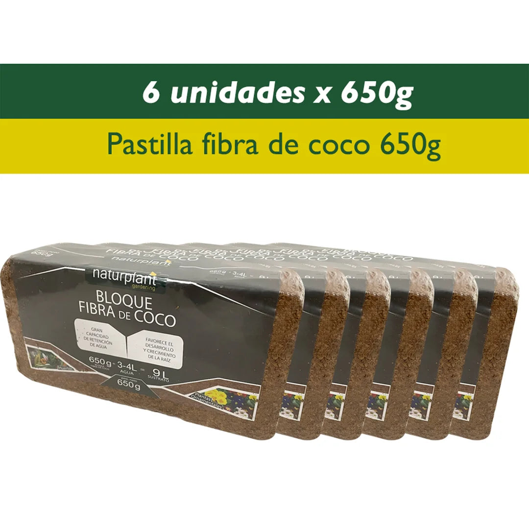 Fibra de coco 650gr pastilla