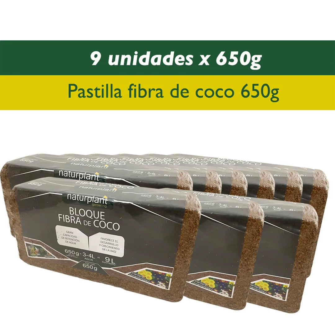 Fibra de coco 650gr pastilla