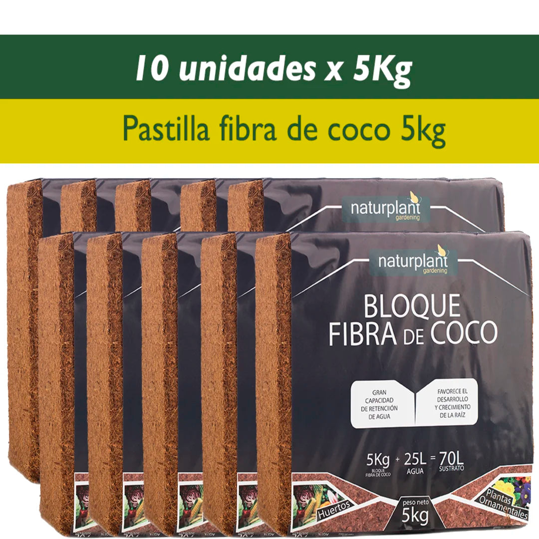 Fibra de coco pastilla 5 kg