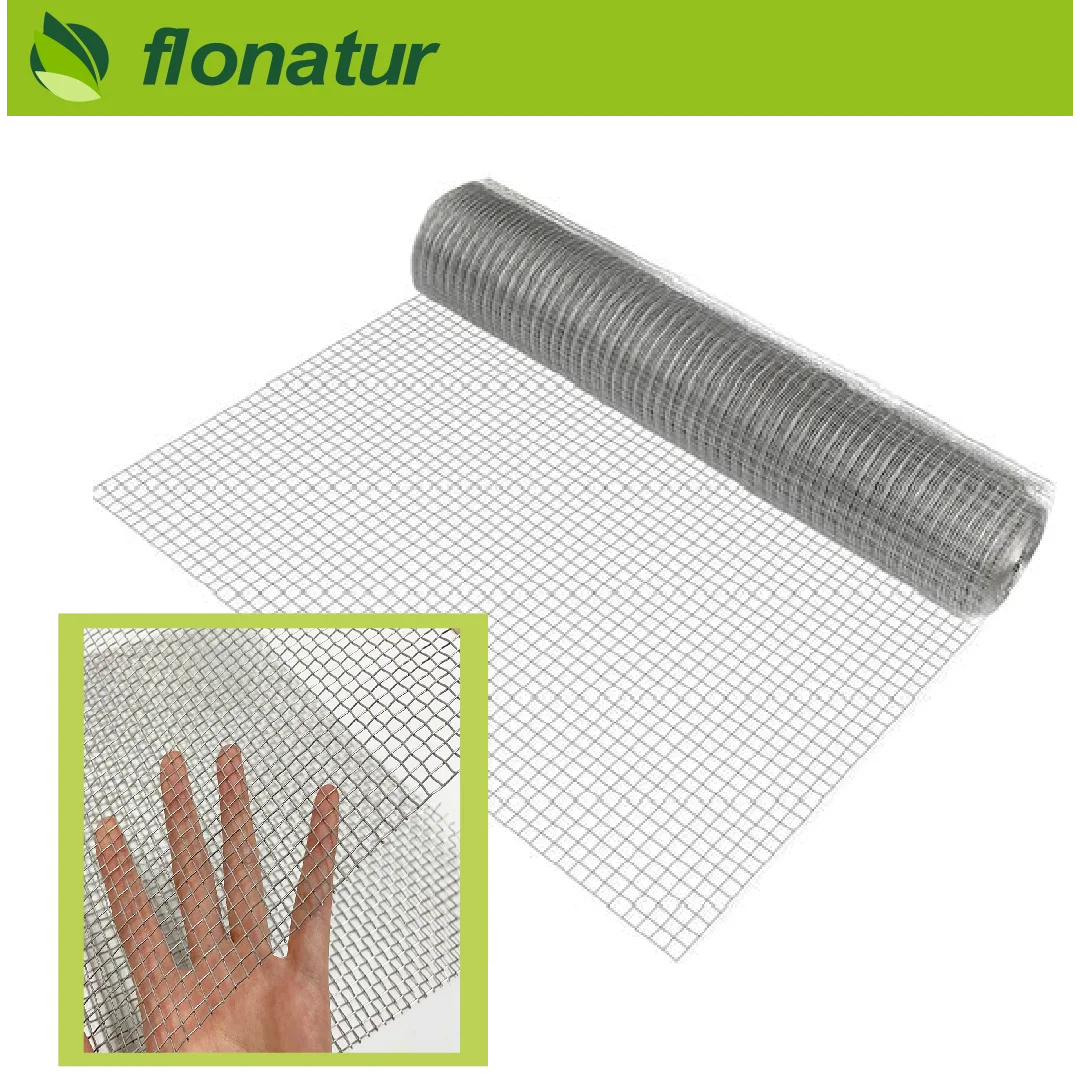 Malla metálica cuadrada