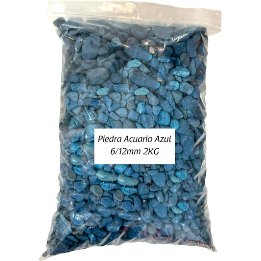 Piedra Acuario Azul 2kg