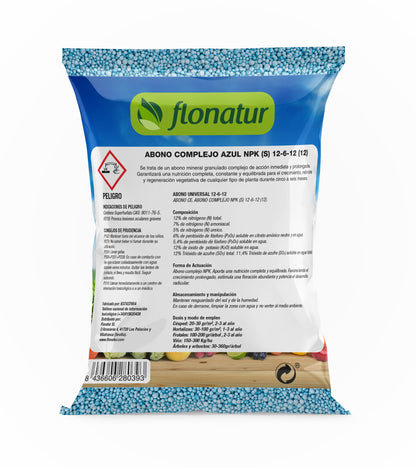 Abono azul granulado