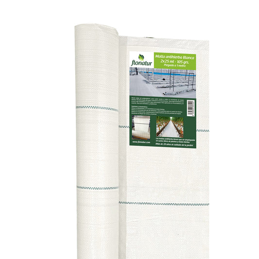 MALLA ANTIHIERBA BLANCA