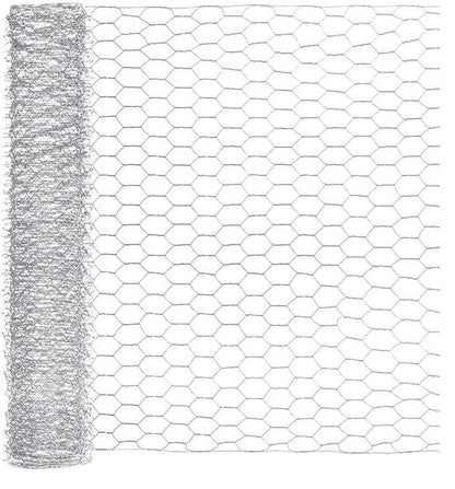 Malla metálica hexagonal gallinero
