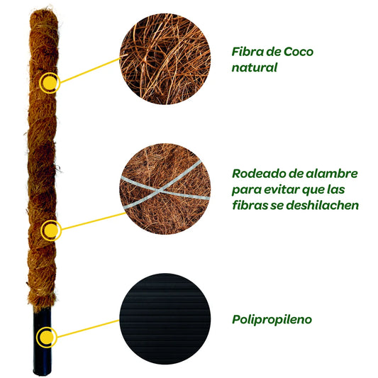 Tutor fibra de coco