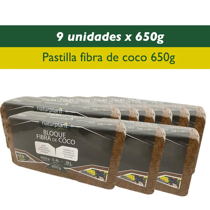 Fibra de coco 650gr pastilla