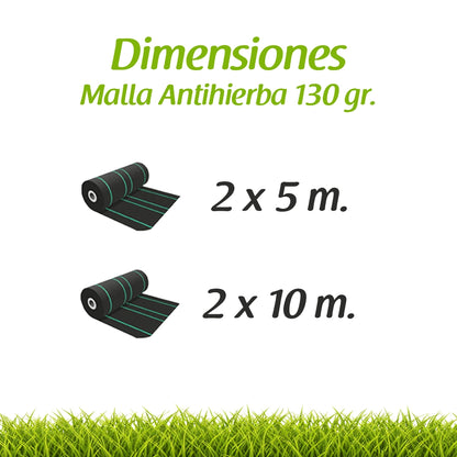 Malla antihierba 130 gr. Flonatur